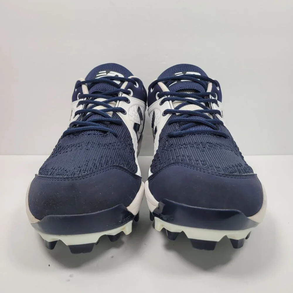 New Balance Fresh Foam Mens's Navy & White Cleats PL3000N5 Size 14 - Picture 3 of 8